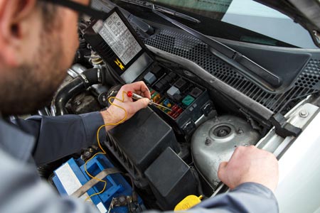 Automobile shop electric repair